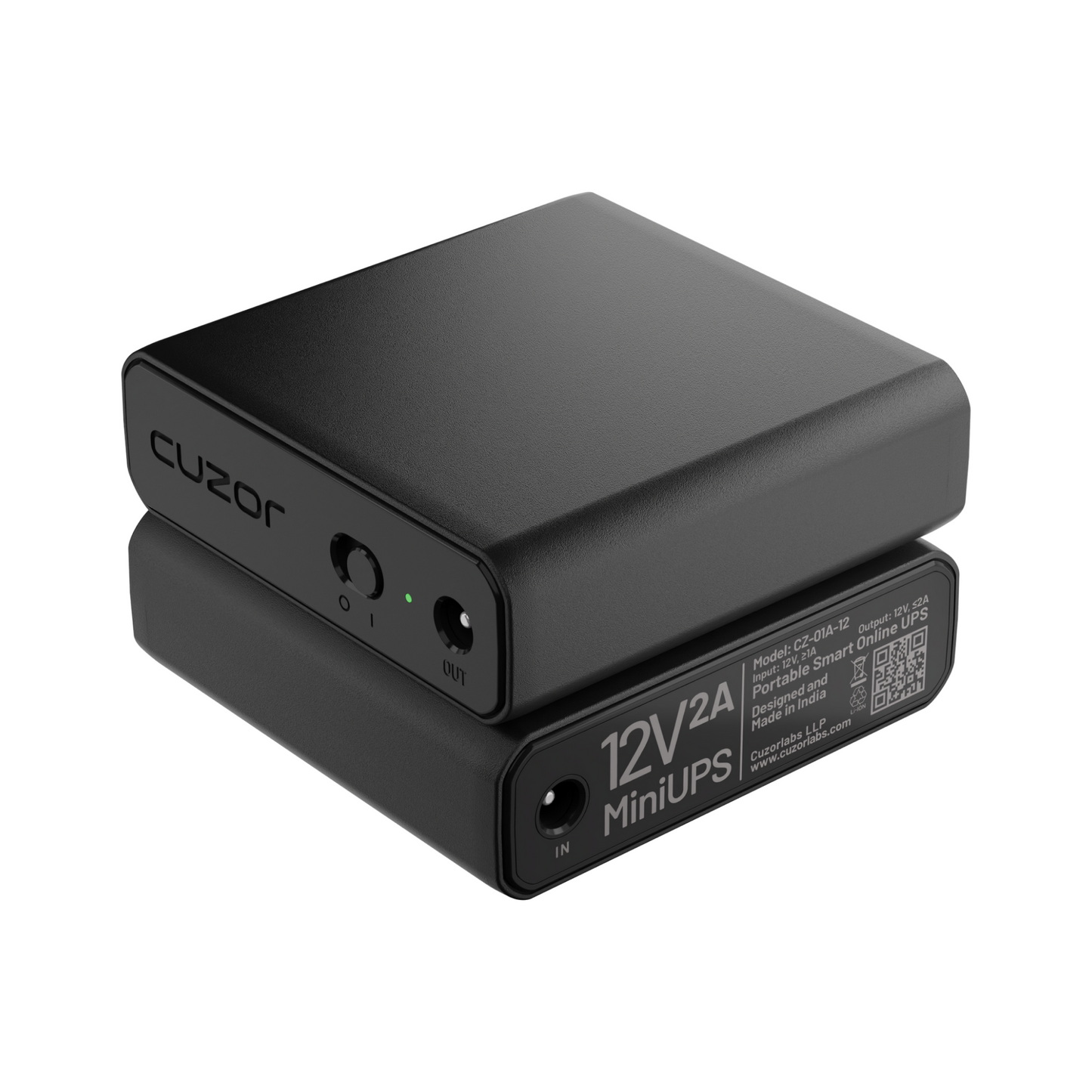 Cuzor Mini UPS Plus for 12V up to 2 Amp Routers | Up to 6 Hours Backup | 3x2600 mAh batteries