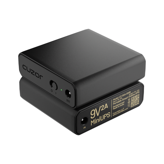 Cuzor Mini Router UPS for 9V up to 2Amp Routers | Up to 5 Hours Backup | 2x2900 mAh batteries