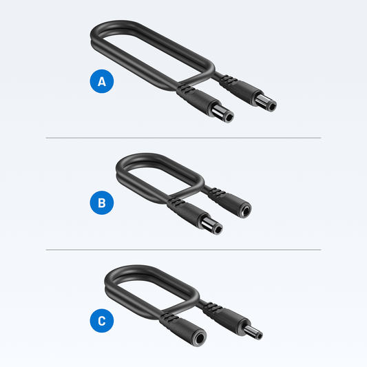 MiniUPS Cables - Set of 3 Cables